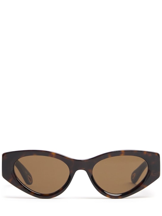 Chloé: Marcie acetate cat-eye sunglasses - women_0 | Luisa Via Roma