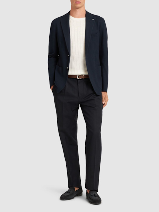 Tagliatore: Cotton jersey blazer - men_1 | Luisa Via Roma