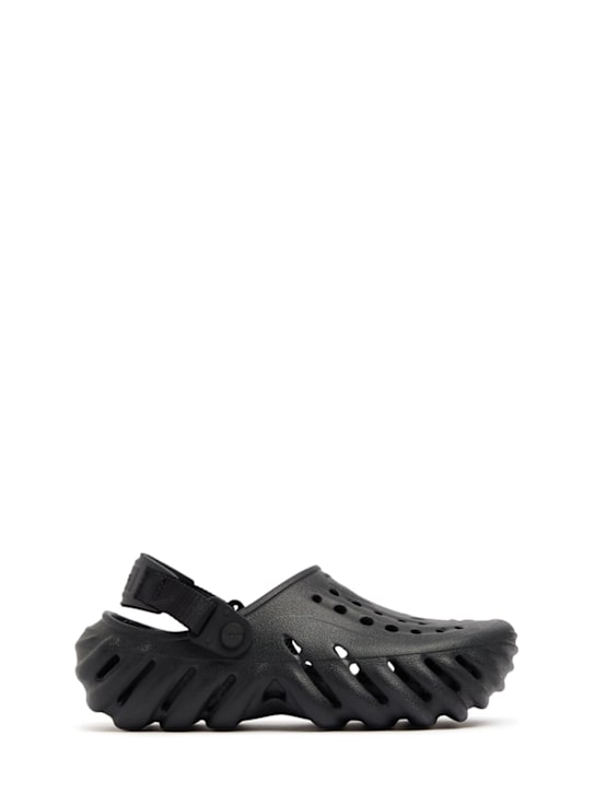 Crocs: エコー クロッグ ラバー クロックス - ブラック - kids-boys_0 | Luisa Via Roma
