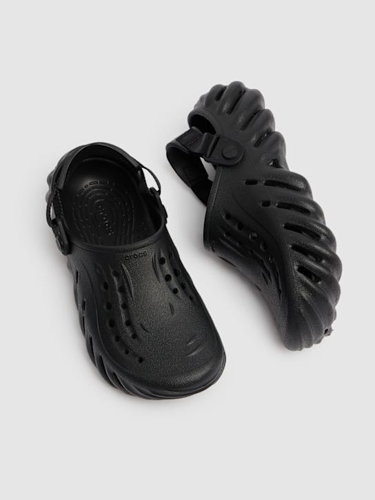 Crocs: エコー クロッグ ラバー クロックス - ブラック - kids-boys_1 | Luisa Via Roma