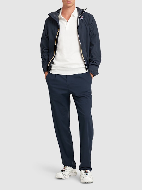 K-Way: Pleyne cotton fine knit polo - men_1 | Luisa Via Roma