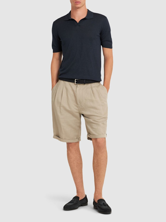 Keith silk polo - Thumbnail 2