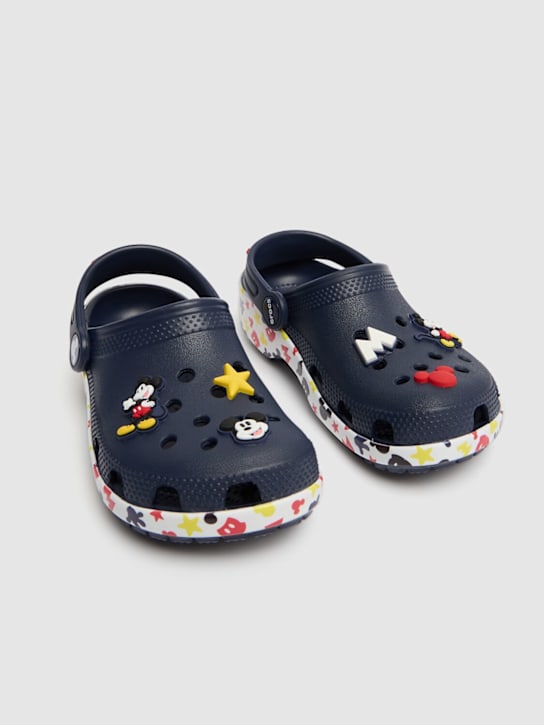 Crocs: Mickey Clog rubber sandals - Multicolor - kids-boys_1 | Luisa Via Roma