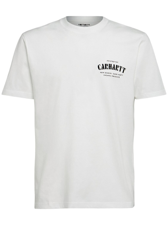 Carhartt WIP: Catalogue C コットンブレンドTシャツ - men_0 | Luisa Via Roma