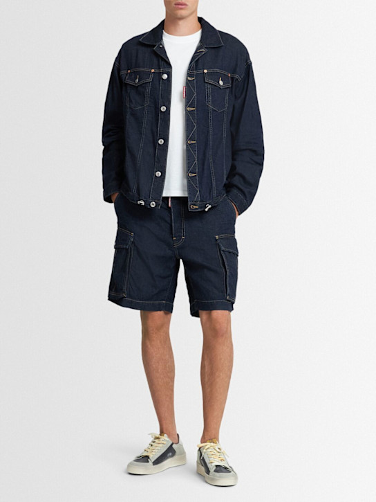 Dsquared2: Denim overshirt - men_1 | Luisa Via Roma