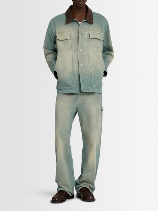 Auralee: Vintage cotton overshirt - men_1 | Luisa Via Roma