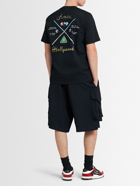 Amiri: Pool Cue cotton t-shirt - men_1 | Luisa Via Roma