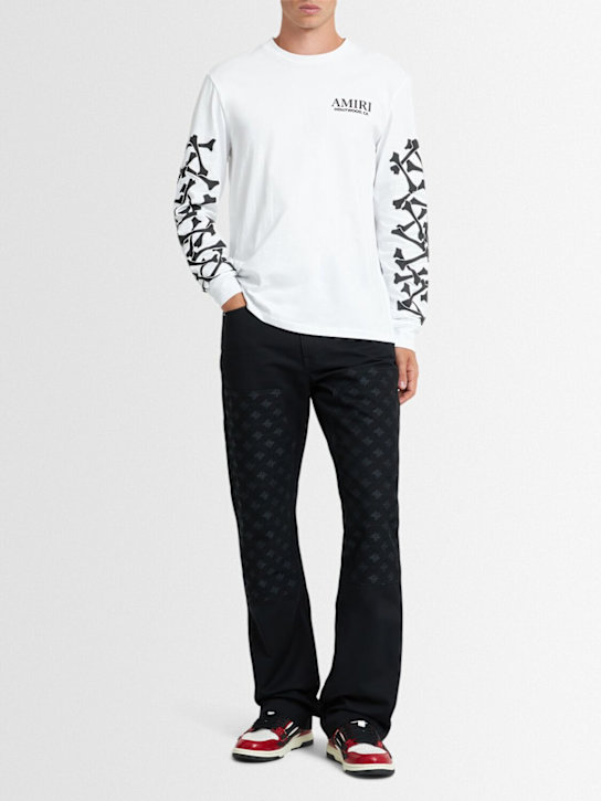 Amiri: Bones スタックド スウェットシャツ - men_1 | Luisa Via Roma
