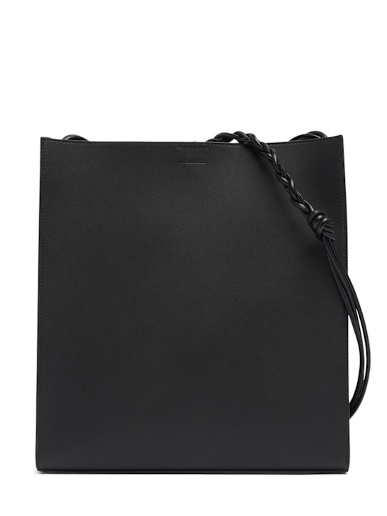 Jil Sander: Medium Tangle レザークロスボディバッグ - men_0 | Luisa Via Roma