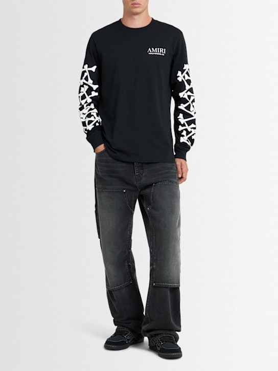 Amiri: Bones stacked sweatshirt - men_1 | Luisa Via Roma