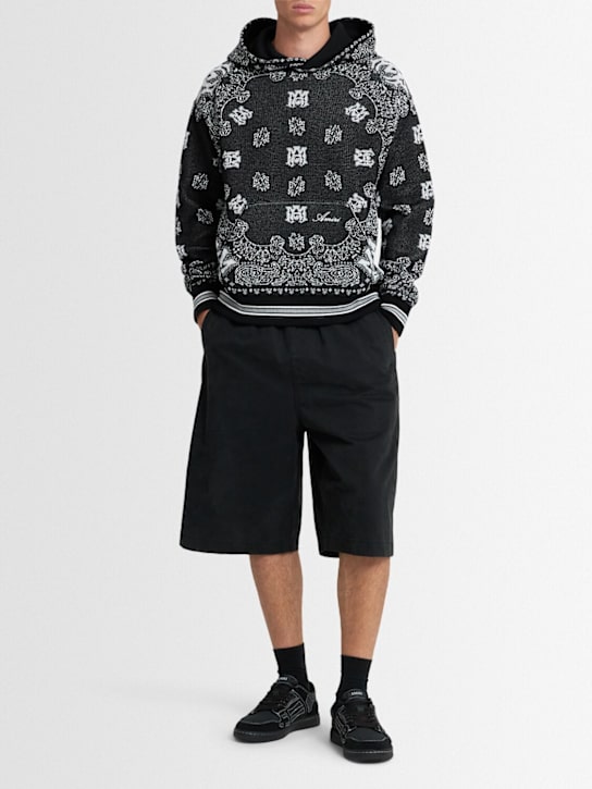 Amiri: Bandana hoodie - men_1 | Luisa Via Roma