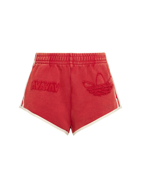 adidas Originals: Avavav French terry hotpants - women_0 | Luisa Via Roma