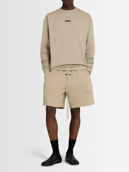 Fear of God ESSENTIALS: Soccer fleece shorts - men_1 | Luisa Via Roma