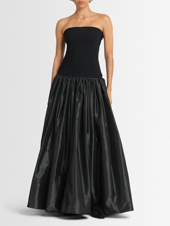 Coperni: Bustier gown - Black - women_1 | Luisa Via Roma