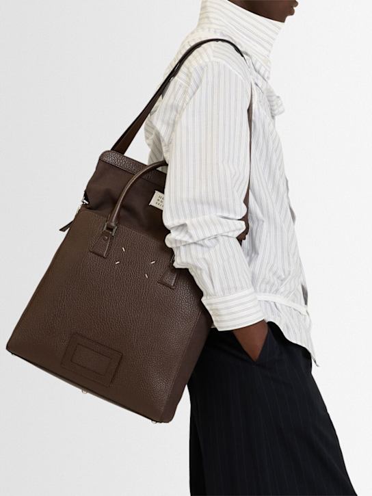 Maison Margiela: Daily vertical tote bag - men_1 | Luisa Via Roma