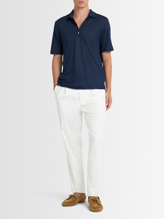 Zegna: Oasi linen polo - men_1 | Luisa Via Roma