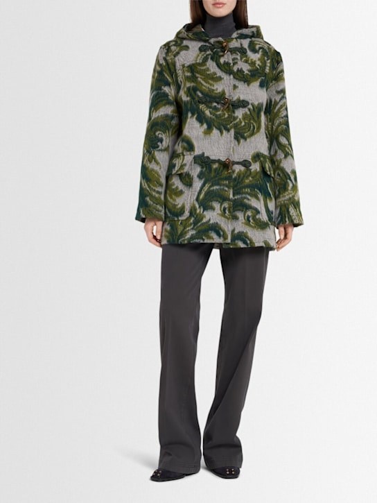 Etro: Short hooded coat - women_1 | Luisa Via Roma