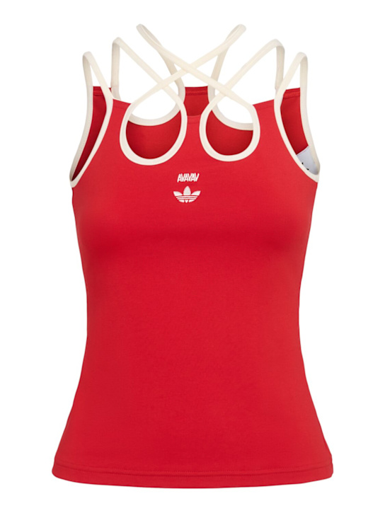 adidas Originals: Avavav strappy tank top - women_0 | Luisa Via Roma
