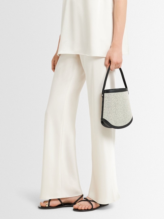 Emme Parsons: 10mm Laurie nappa toe ring sandals - women_1 | Luisa Via Roma