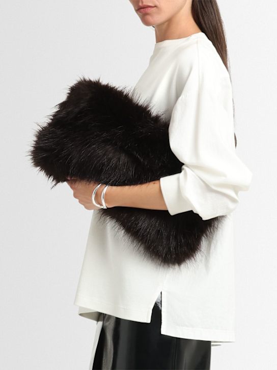 MSGM: Fluffy teddy pouch - women_1 | Luisa Via Roma