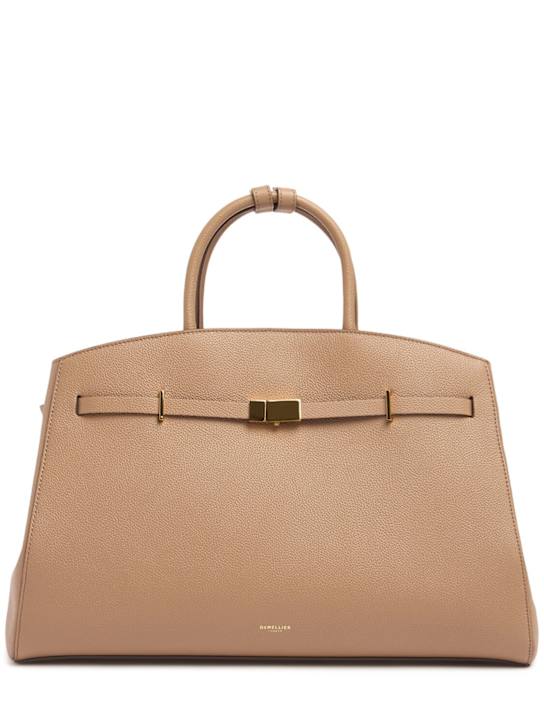 DeMellier: The Hudson grain leather bag - women_0 | Luisa Via Roma