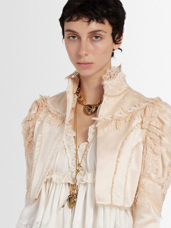 Chloé: Victorian charms long necklace - women_1 | Luisa Via Roma