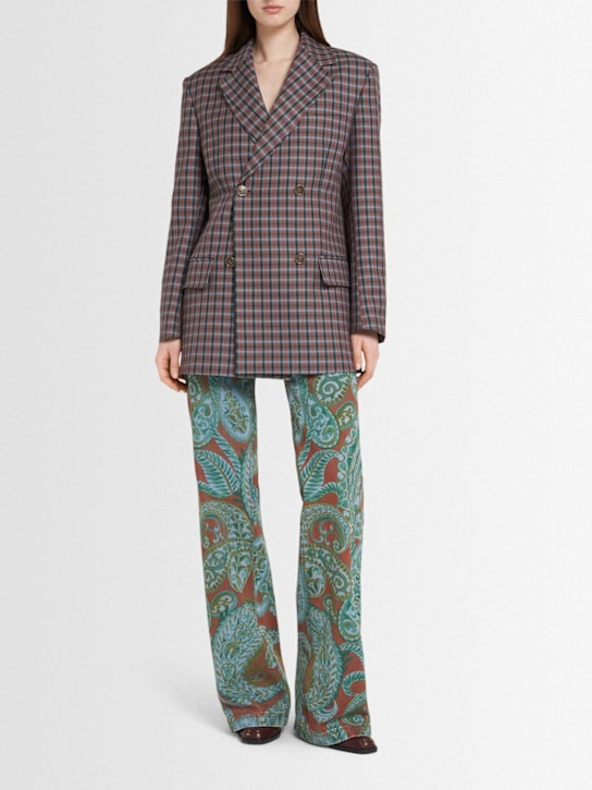 Etro: Relaxed double-breast jacket - women_1 | Luisa Via Roma