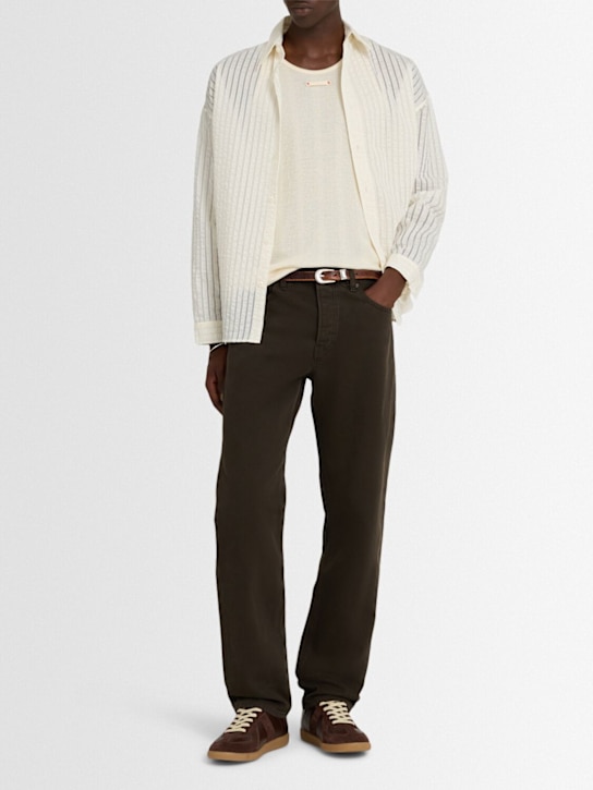 Frame: Jeans aus Baumwolldenim "The" - Dunkelbraun - men_1 | Luisa Via Roma