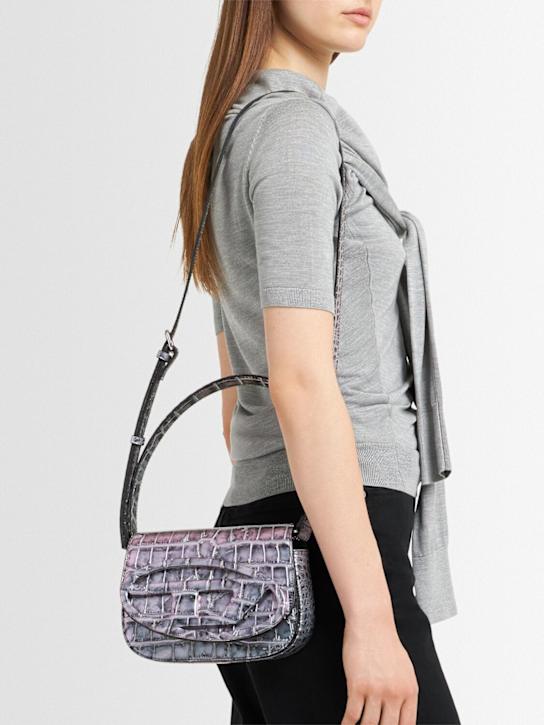 Diesel: 1DR embossed shoulder bag - women_1 | Luisa Via Roma