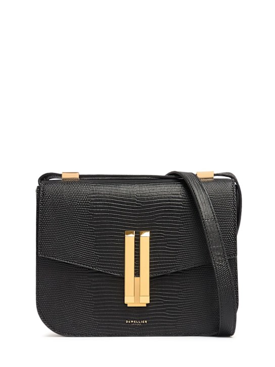 DeMellier: Vancouver embossed leather shoulder bag - women_0 | Luisa Via Roma