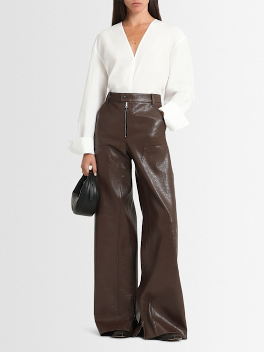 MSGM: Wide leg pants - women_1 | Luisa Via Roma