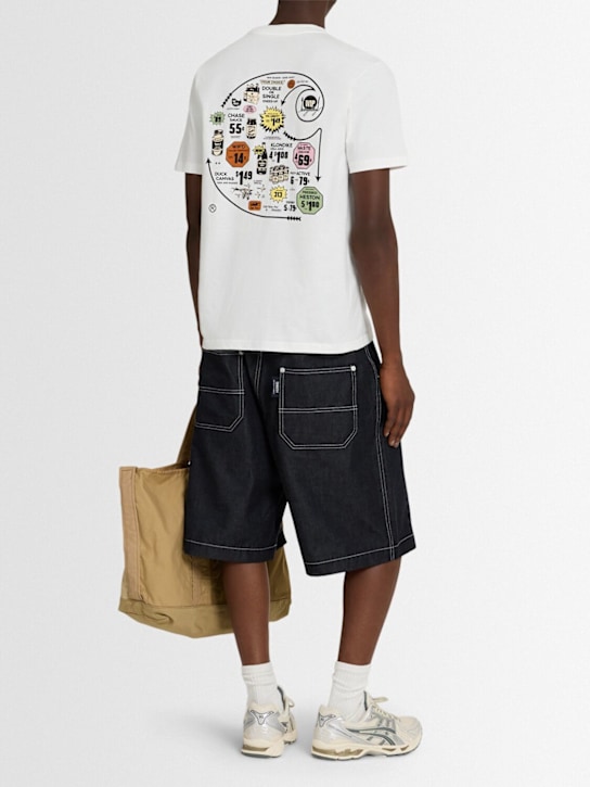 Carhartt WIP: Catalogue C コットンブレンドTシャツ - men_1 | Luisa Via Roma