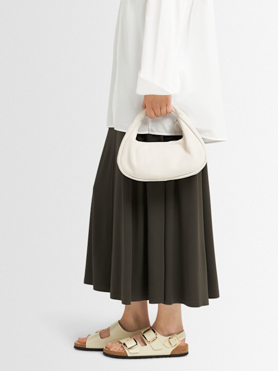 BIRKENSTOCK: Milano Big Buckle patent leather sandals - women_1 | Luisa Via Roma