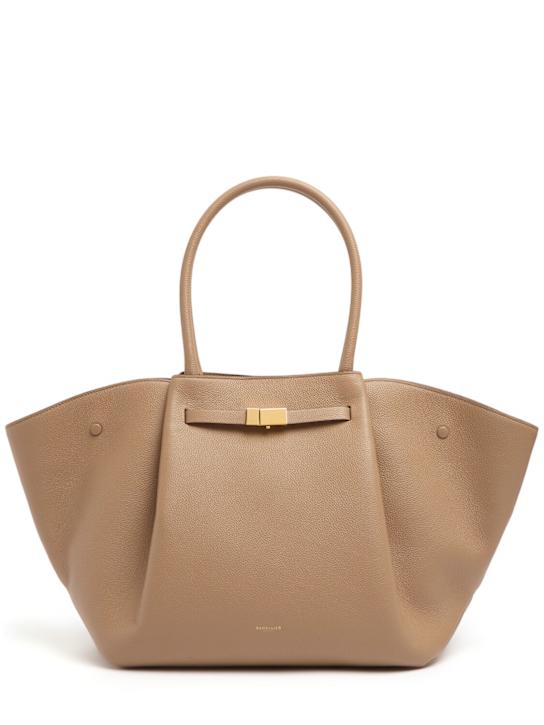 DeMellier: The New York grain leather tote bag - women_0 | Luisa Via Roma