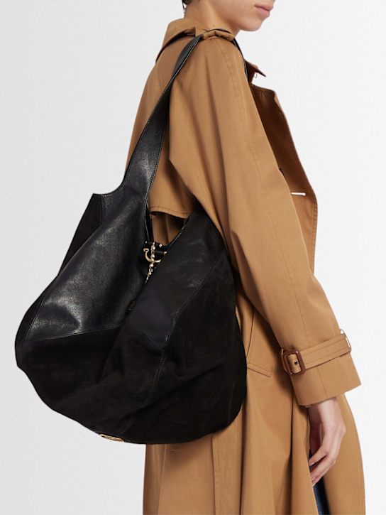 Chloé: Balloon leather hobo bag - women_1 | Luisa Via Roma