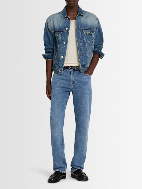 Frame: Modern straight cotton jeans - Madero - men_1 | Luisa Via Roma