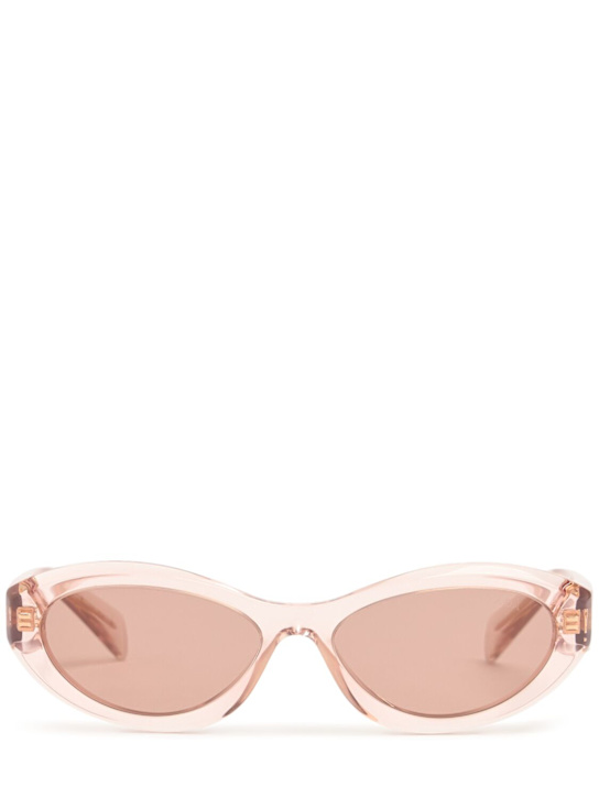 Prada: Round acetate sunglasses - women_0 | Luisa Via Roma