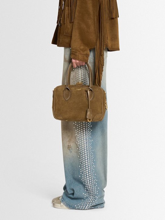 Golden Goose: Vita leather bag - Khaki - women_1 | Luisa Via Roma