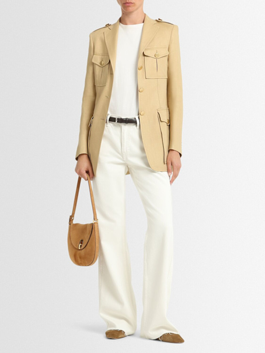 J Giamila linen safari jacket - Thumbnail 2