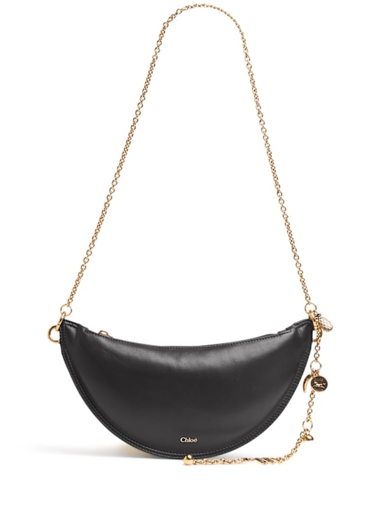 Chloé: Mini Chloé Icons Halfmoon leather bag - women_0 | Luisa Via Roma