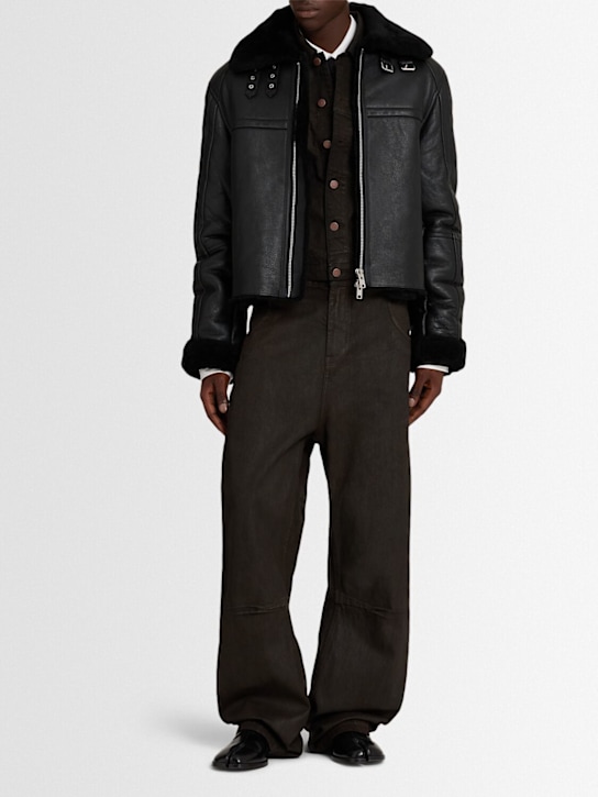 Entire Studios: Shearling jacket - men_1 | Luisa Via Roma