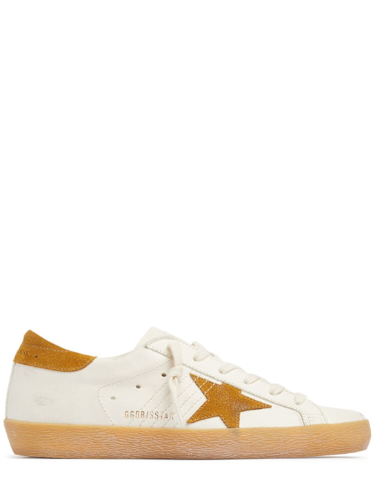 Golden Goose: Super Star leather sneakers - women_0 | Luisa Via Roma