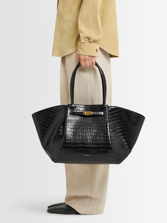 DeMellier: The New York embossed leather tote bag - women_1 | Luisa Via Roma