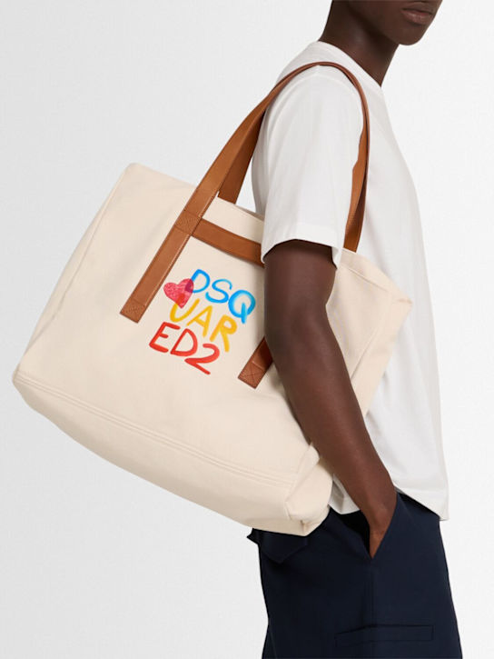 Dsquared2: Summer Lovers shopping bag - men_1 | Luisa Via Roma