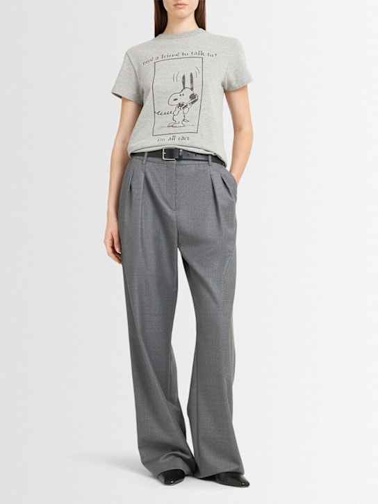 Snoopy printed cotton jersey t-shirt - Thumbnail 2