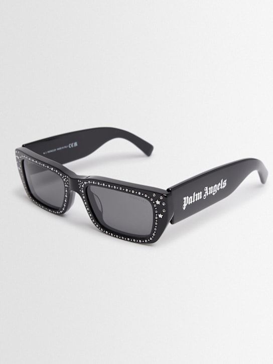 Moncler Genius: Moncler Genius x Palm Angels sunglasses - Black/Smoke - men_1 | Luisa Via Roma