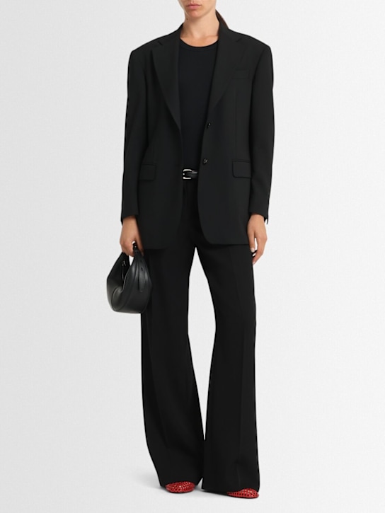 Tagliatore 0205: J Cecily stretch wool blazer - Black - women_1 | Luisa Via Roma