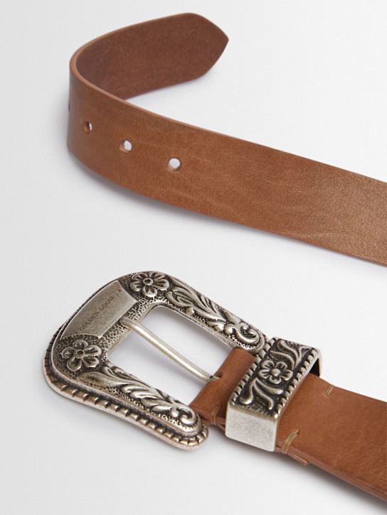 Golden Goose: Lace washed leather belt - women_1 | Luisa Via Roma