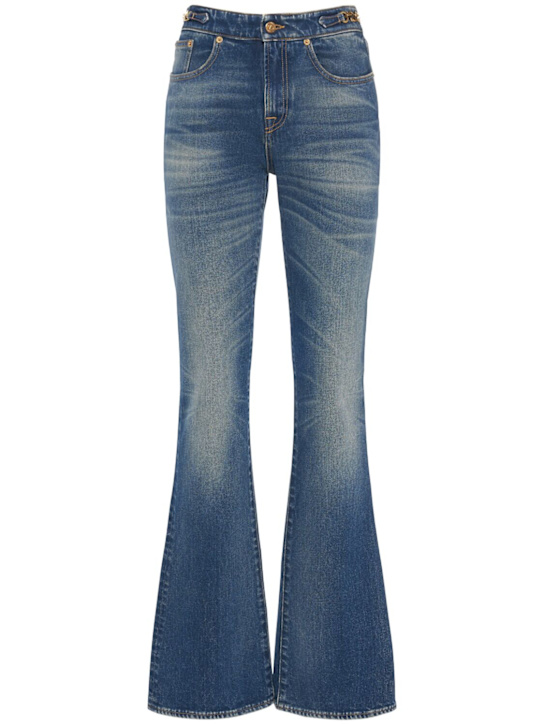 Golden Goose: Journey Ophelia bootcut denim jeans - Blue - women_0 | Luisa Via Roma