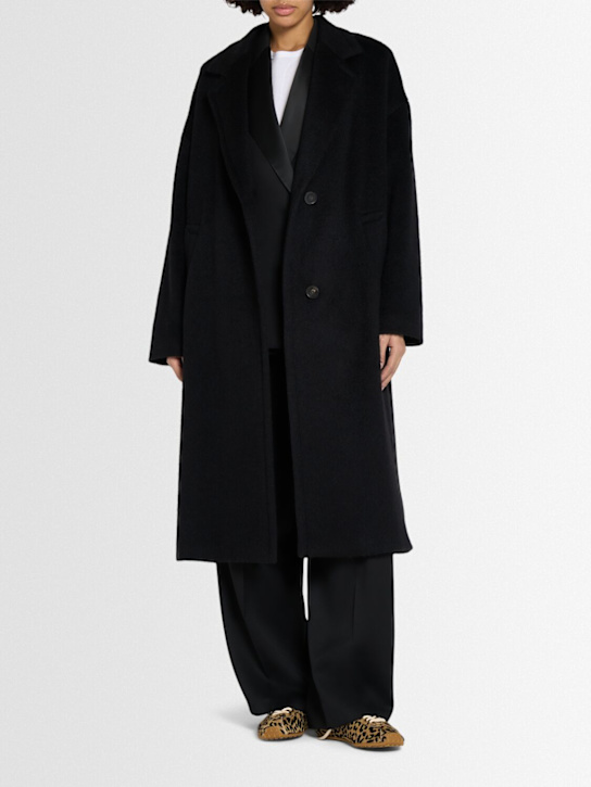 Golden Goose: Golden Cocoon single breast coat - women_1 | Luisa Via Roma